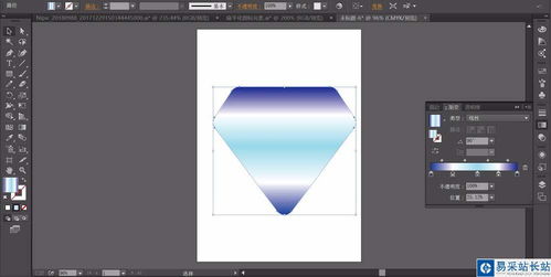计算机图纸学绘制钻石图案,ai怎么绘制钻石图形 AI画钻石标志的教程